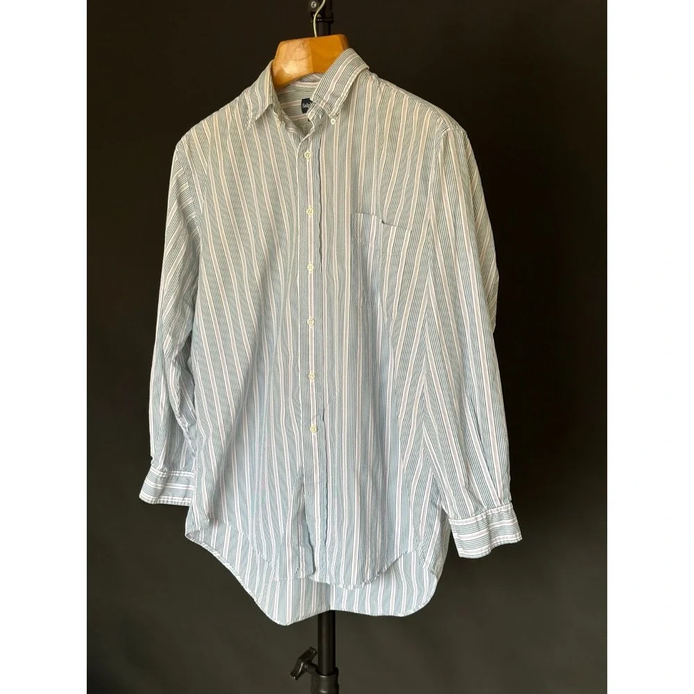 Polo Ralph Lauren Shirt Mens Yarmouth Button Up Stripe 16.5